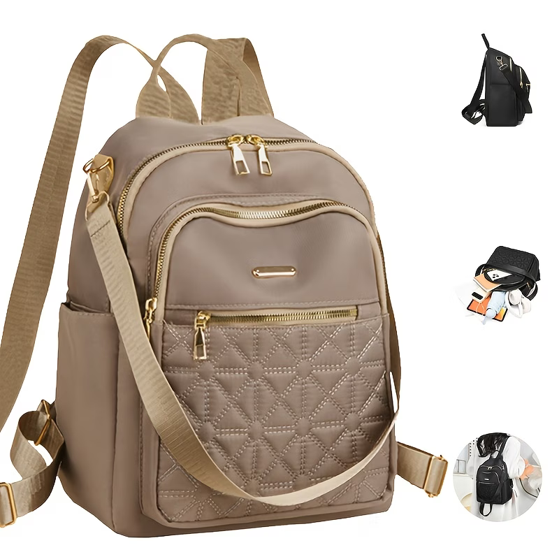 Sac à dos pour femme - Sacs à dos de Noël, d'automne et d'hiver pour femme, sacs à dos de voyage adaptés pour le voyage, l'extérieur, l'alpinisme, les trajets quotidiens, sacs à dos de loisirs, sacs à dos de mode pour femme [sens de la fermeture éclair aléatoire]