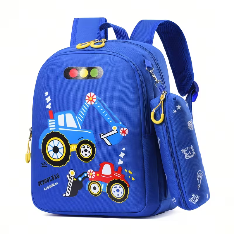 Mini sac à dos pour fille avec bretelles réglables et motif dessin animé - Cartable léger adapté aux sorties scolaires, sac de transport durable, fermeture à glissière, lavable à la main, pour le voyage, pour le transport quotidien, pour adolescente