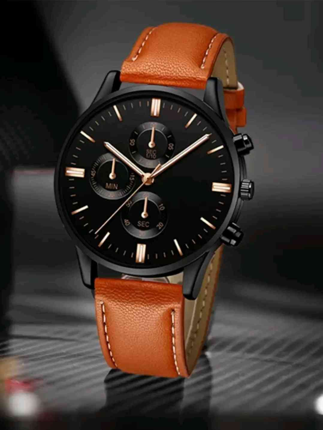 Simple and Casual men's fashion Classic quartz watch