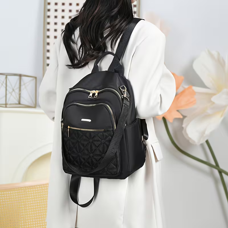 Sac à dos pour femme - Sacs à dos de Noël, d'automne et d'hiver pour femme, sacs à dos de voyage adaptés pour le voyage, l'extérieur, l'alpinisme, les trajets quotidiens, sacs à dos de loisirs, sacs à dos de mode pour femme [sens de la fermeture éclair aléatoire]