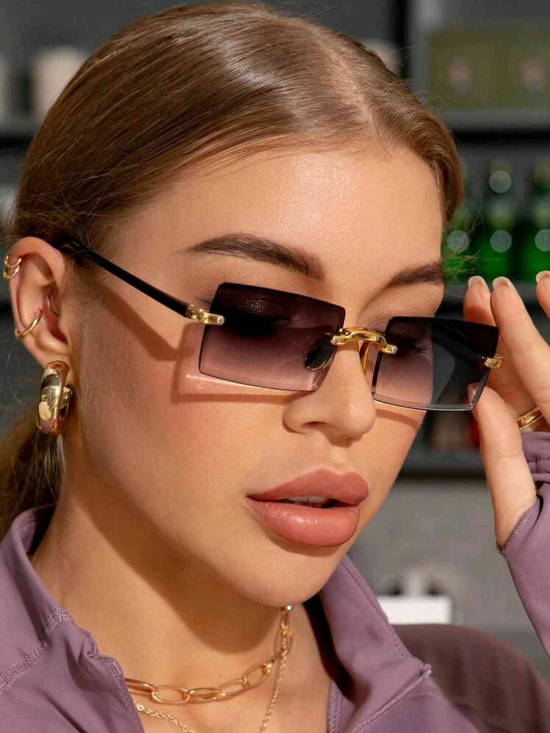 Retro Geometric polarised sunglasses, plastic fashion eyewear, classic design for outdoor sports, cycling, travelling, beach